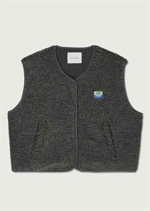 Hoktown vest Charcoal Melange American Vintage