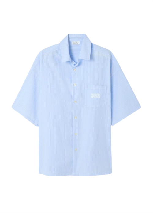 Eluabird skjorte Blue Stripes American Vintage 