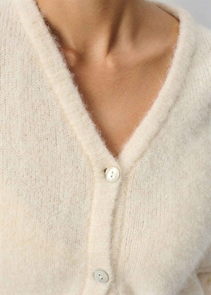 East strik cardigan Pearl Melange American Vintage 