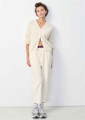 East strik cardigan Pearl Melange American Vintage 