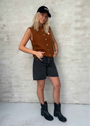 East strik vest Ecureuil Chine American Vintage 