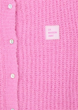 East strik vest Bubble Pink Marled American Vintage 