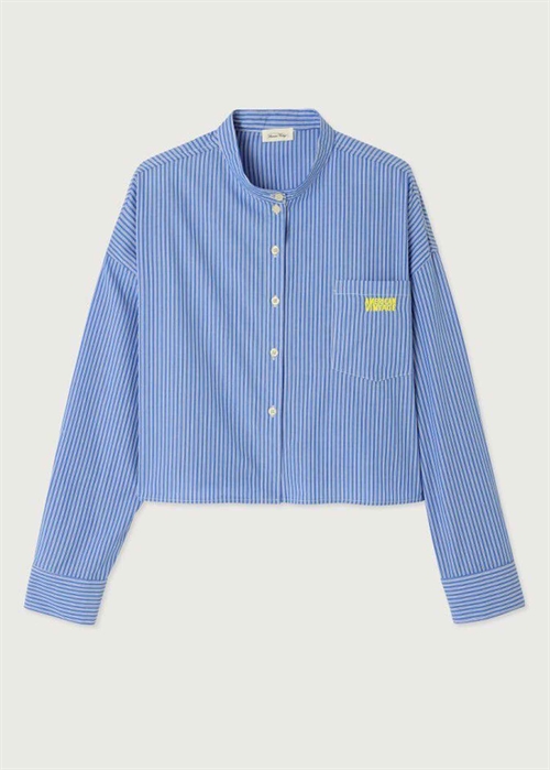 Zatybay skjorte Aqua Stripes American Vintage 