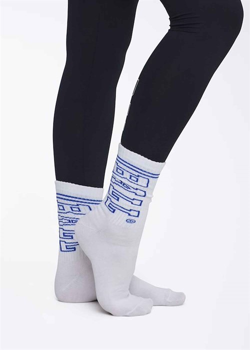 Ball socks White W.Blue Logo Ball Original