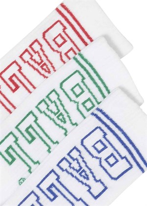 Ball socks White W.Green Logo Ball Original