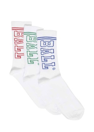 Ball socks White W.Blue Logo Ball Original
