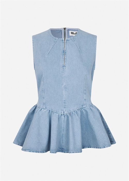 Merja top Light Denim Rinse Baum Und Pferdgarten