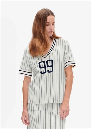 Cannie tee Creme Navy Stripe Baum Und Pferdgarten 