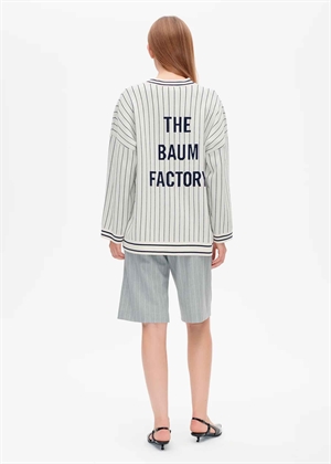 Cissi cardigan Creme Navy Stripe Baum Und Pferdgarten 