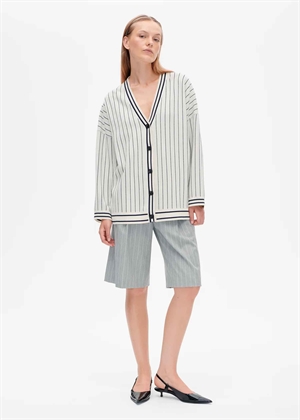 Cissi cardigan Creme Navy Stripe Baum Und Pferdgarten 