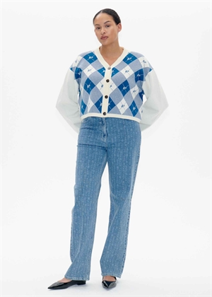 Cornelie cardigan Federal Blue Check Baum Und Pferdgarten 