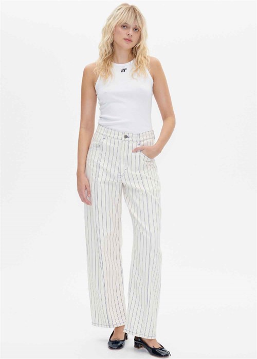 Nara jeans White Sand Pinstripe Baum Und Pferdgarten 