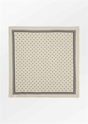 Devi Cotta scarf Birch White Becksøndergaard