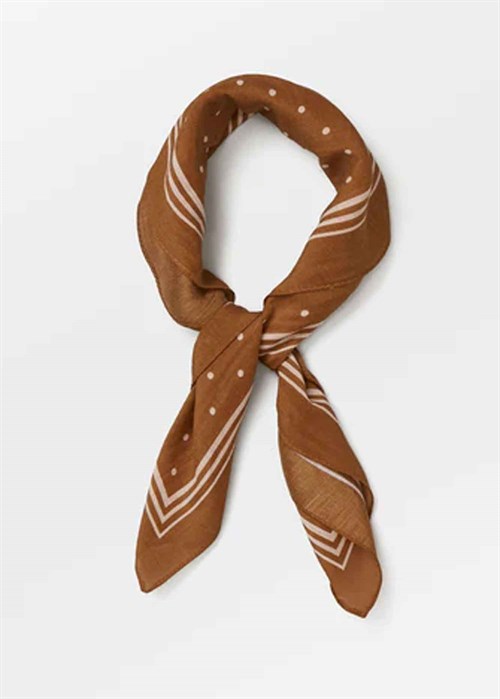 Devi Cotta scarf Mocha Brown Becksøndergaard