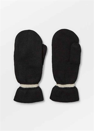 Solid Emerald mittens Black Becksøndergaard