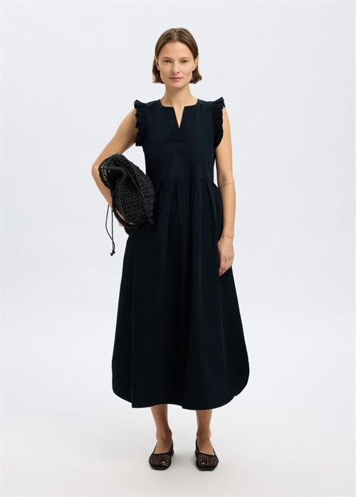 Blair Ida sl long kjole Sort Selected Femme 