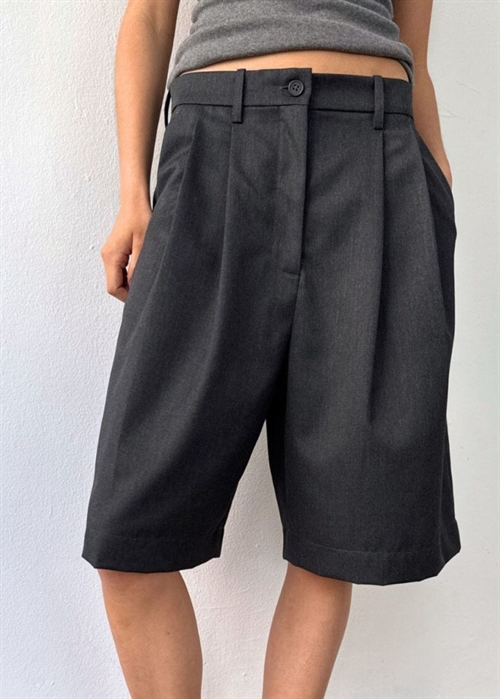 Agni shorts Dark Grey Melange Boii Studios 
