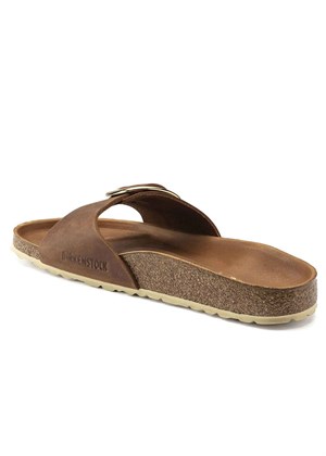 Madrid Big Buckle LEOI sandal Cognac Birkenstock 