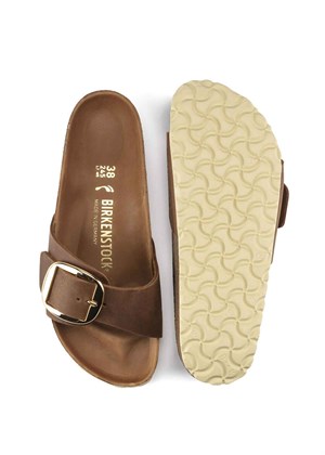 Madrid Big Buckle LEOI sandal Cognac Birkenstock 