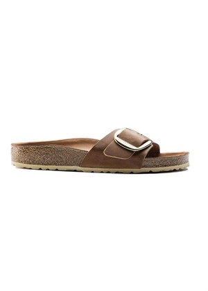 Madrid Big Buckle LEOI sandal Cognac Birkenstock 