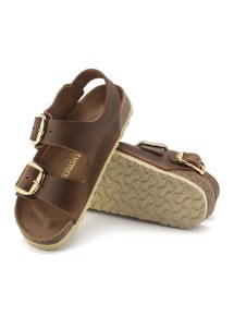 Milano big buckle sandal Cognac Birkenstock 