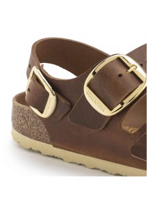 Milano big buckle sandal Cognac Birkenstock 