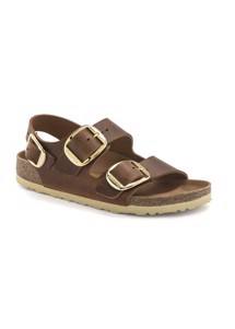 Milano big buckle sandal Cognac Birkenstock 