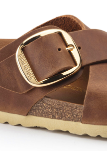 Siena Big buckle FL sandal Cognac Birkenstock 