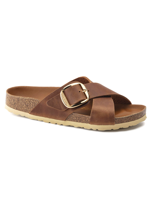 Siena Big buckle FL sandal Cognac Birkenstock 