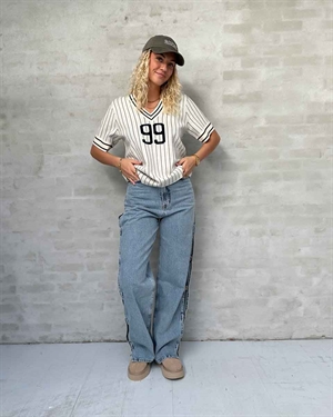 Cannie tee Creme Navy Stripe Baum Und Pferdgarten 