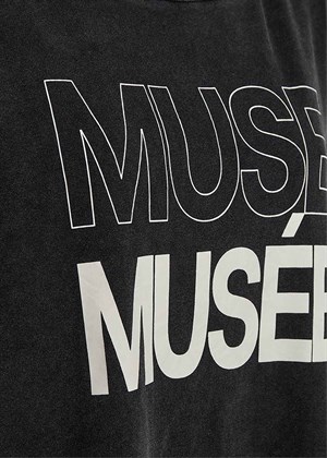 Muse Logo tee Med.Grey Melange Copenhagen Muse 