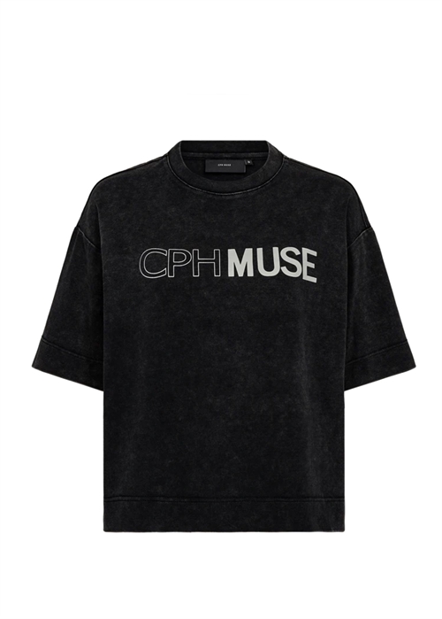 Muse Logo short tee Sort Copenhagen Muse 