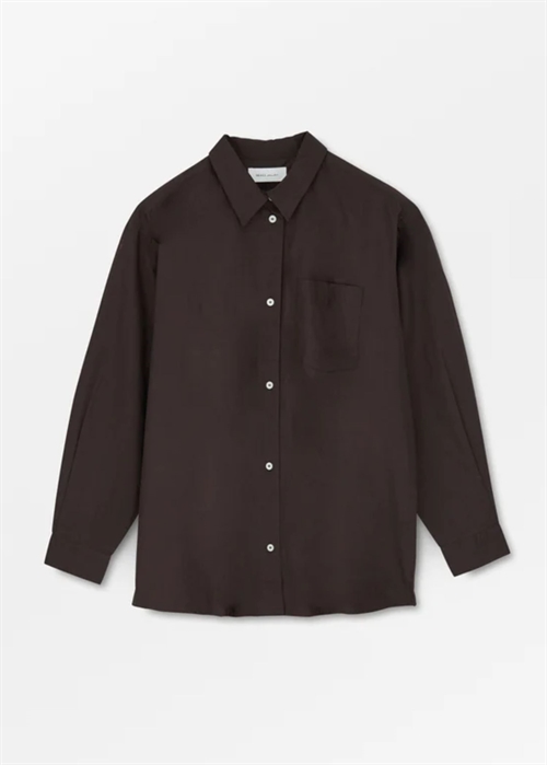 Edgar skjorte Dark Brown Skall Studio 