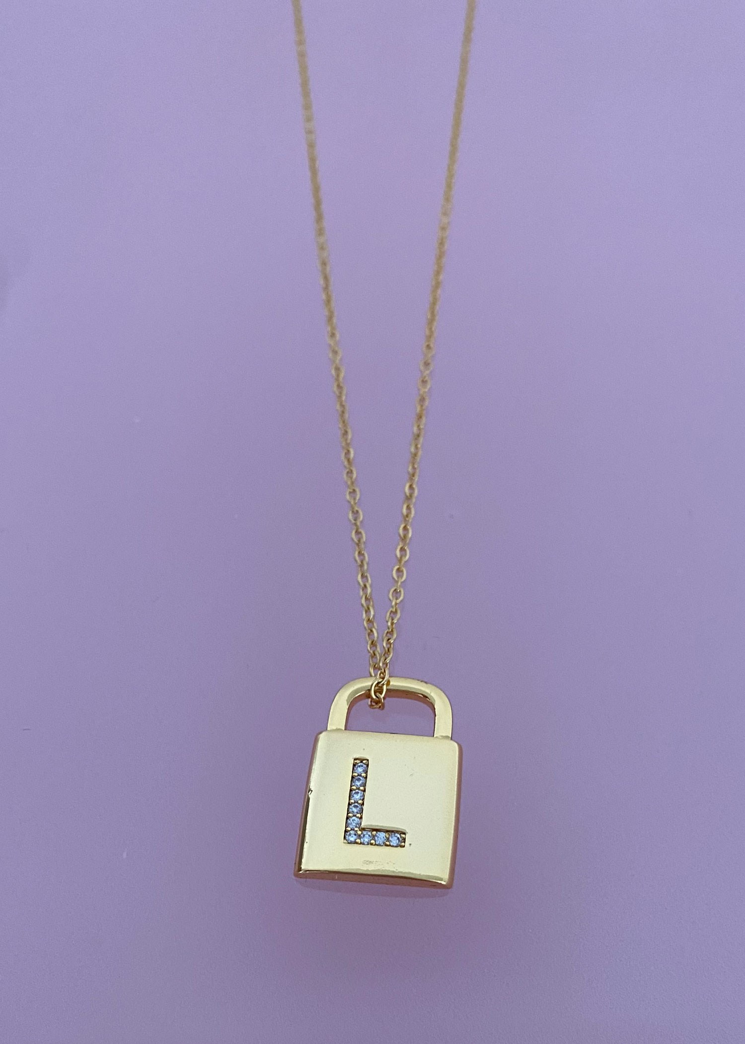 Lock Letters Necklace L / Emm Copenhagen / Anthon.dk