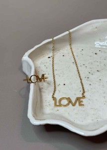 LOVE ring Forgyldt Emm Cph 
