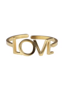 LOVE ring Forgyldt Emm Cph 