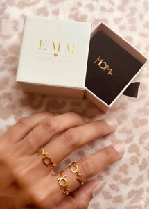 Mom ring Forgyldt Emm Cph
