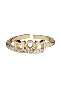 Mom zirkonia ring Gold Emm Cph 