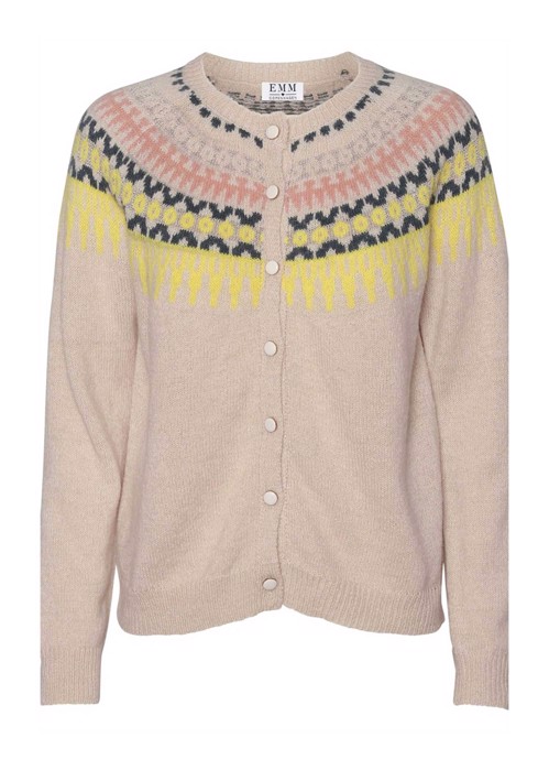 Gudrun strik cardigan Gul Emm Cph 