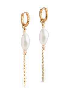 Adeline earring Pearl Enamel 