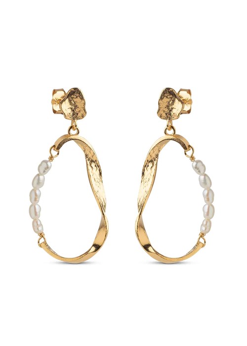 Aloma small pearl earring Enamel 