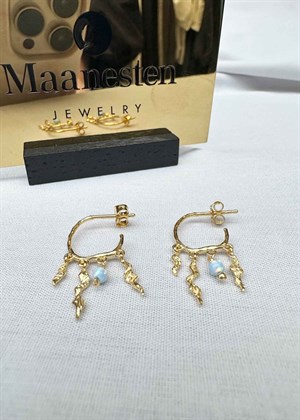 Bayou earrings Forgyldt Maanesten