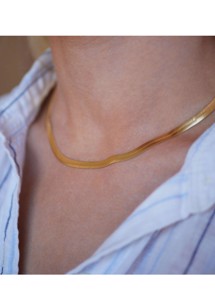 Carla necklace Gold Enamel 