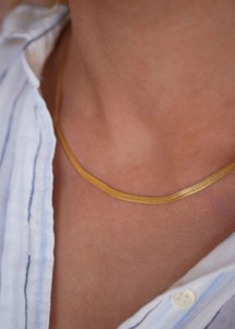 Caroline necklace Gold Enamel 