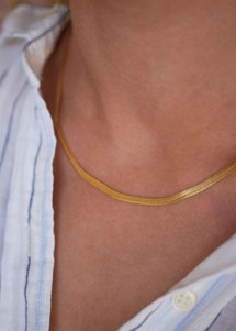 Caroline necklace Forgyldt Enamel 