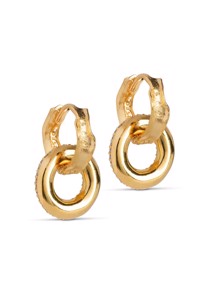 Celin hoops Clear Enamel 