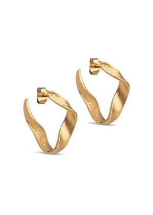 Dalia earring Gold Enamel 