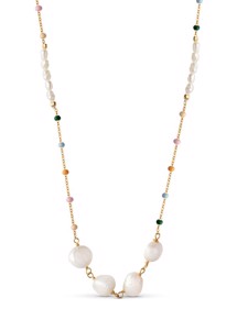 Lola perla necklace Dreamy/Pearl Enamel 