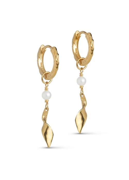 May hoops Pearls Enamel 