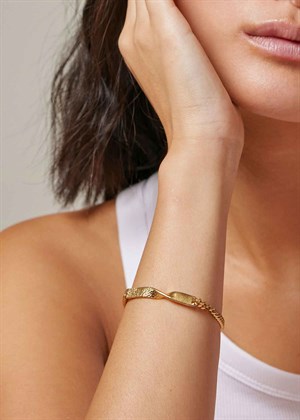 Nadia bracelet Gold Enamel 